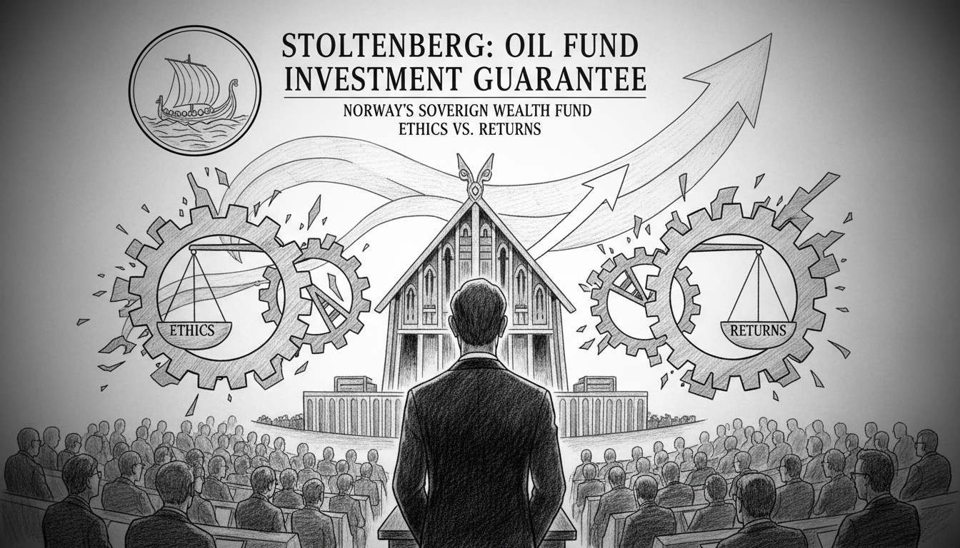 Stoltenberg Gives Oil Fund Investment Guarantee