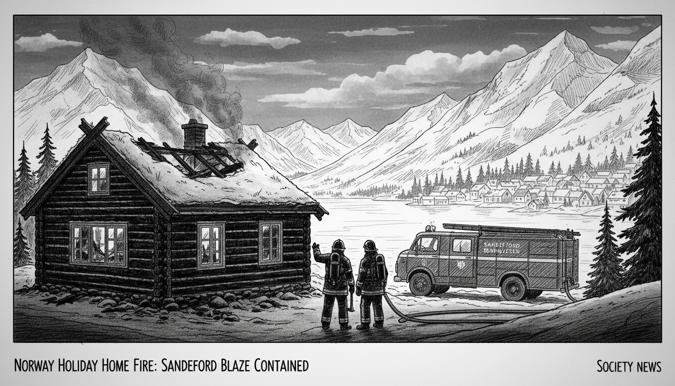 Norway Holiday Home Fire: Sandefjord Blaze Contained