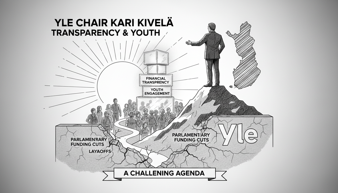 New Yle Chair Kari Kivelä Prioritizes Transparency and Youth Engagement