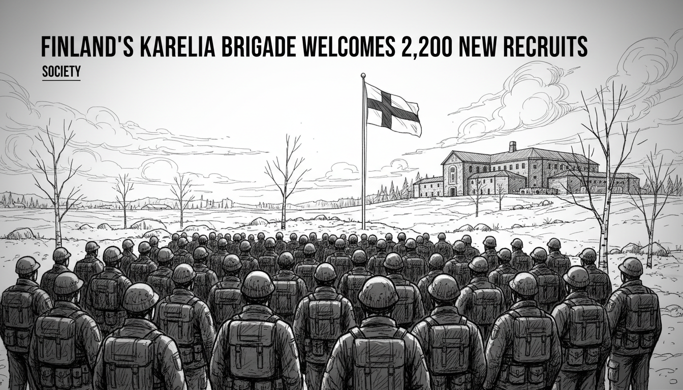 Finland's Karelia Brigade Welcomes 2,200 New Recruits