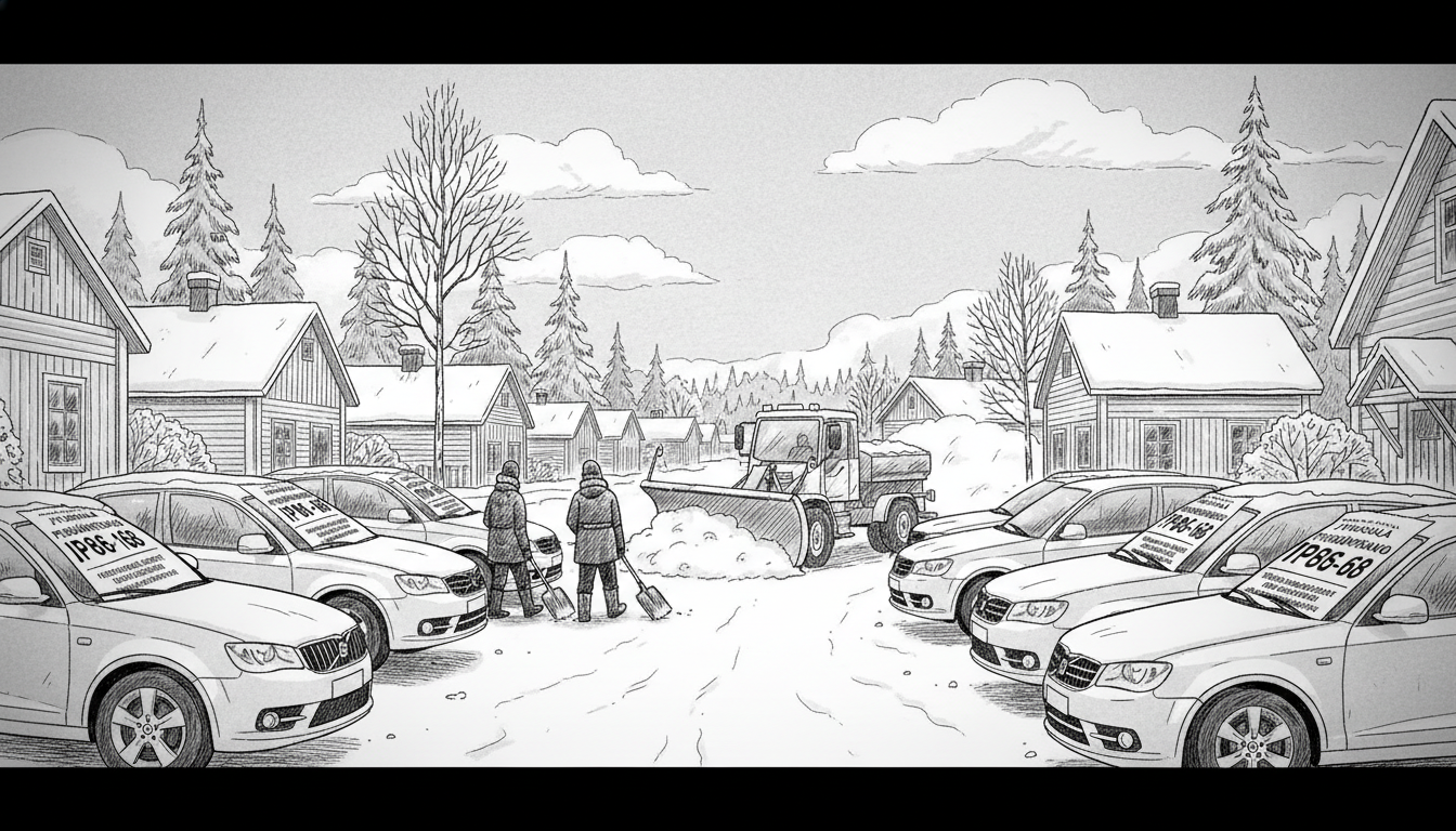 Jyväskylä Issues 168 Parking Tickets on Winter Parking Restriction Day