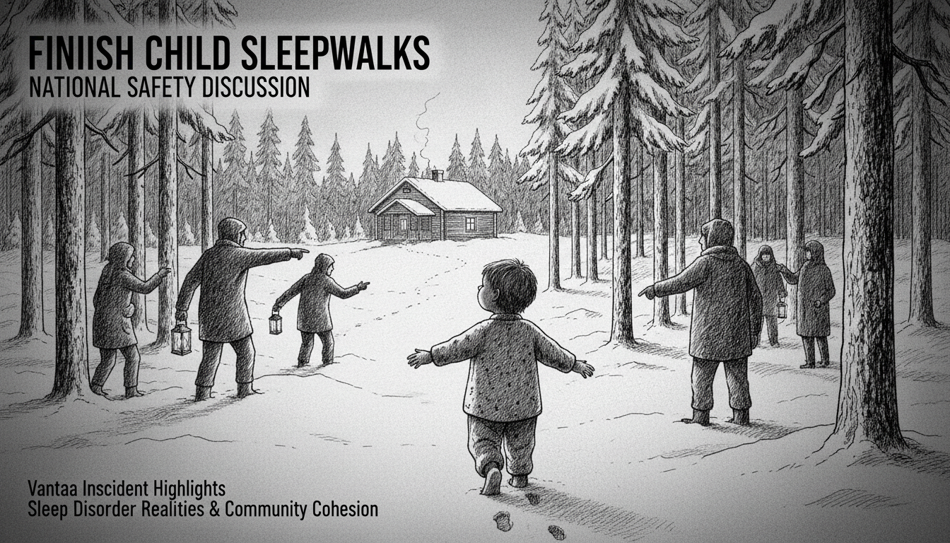 Finnish Child Walks in Sleep, Sparks National Safety Discussion