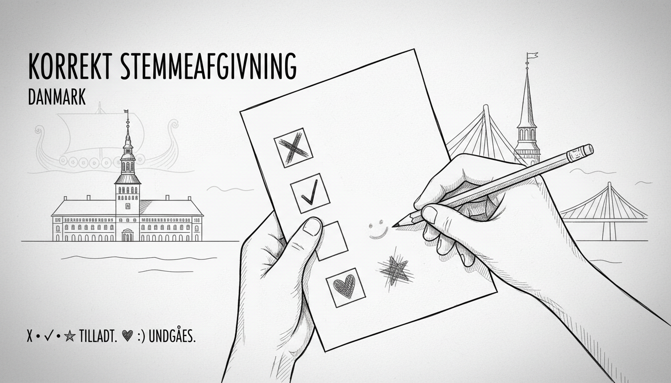 How to Correctly Mark Your Ballot in Denmark