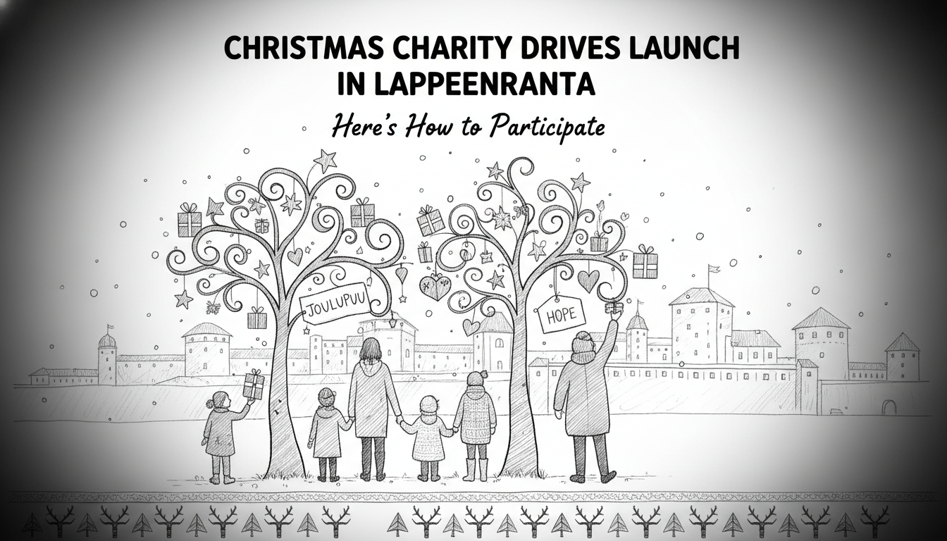 Christmas Charity Drives Launch in Lappeenranta – Here's How to Participate