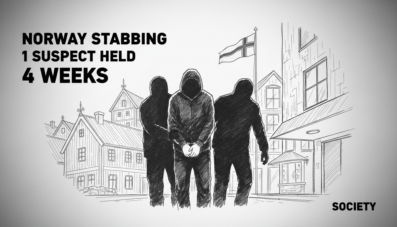 Norway Stabbing: 1 Suspect Held for 4 Weeks