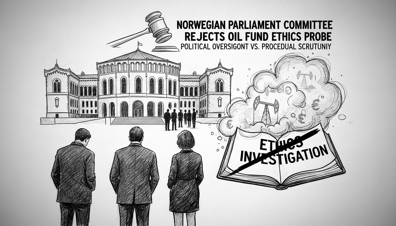 Norwegian Parliament Committee Rejects Oil Fund Ethics Investigation