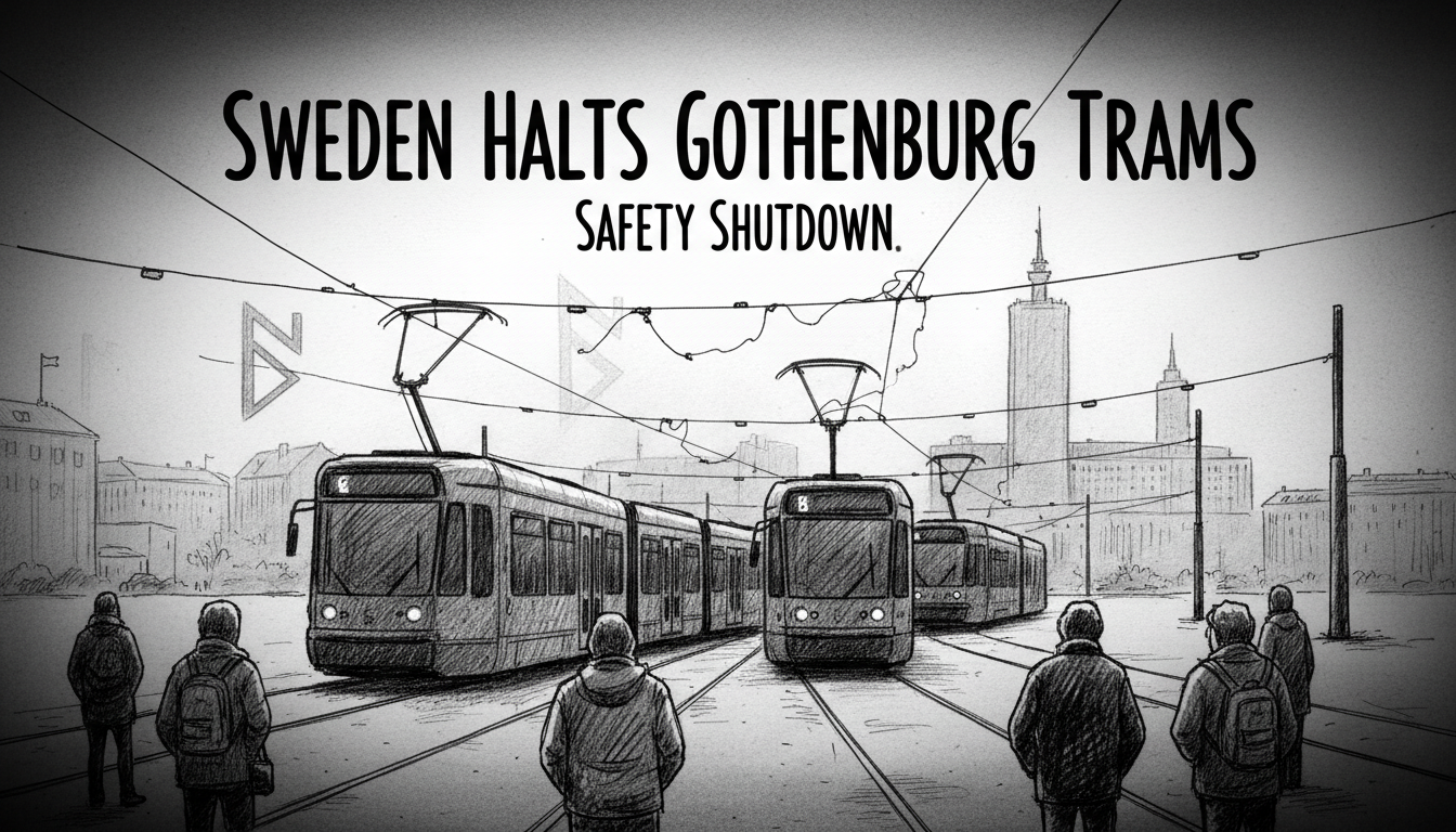 Sweden Halts Gothenburg Trams: Safety Shutdown