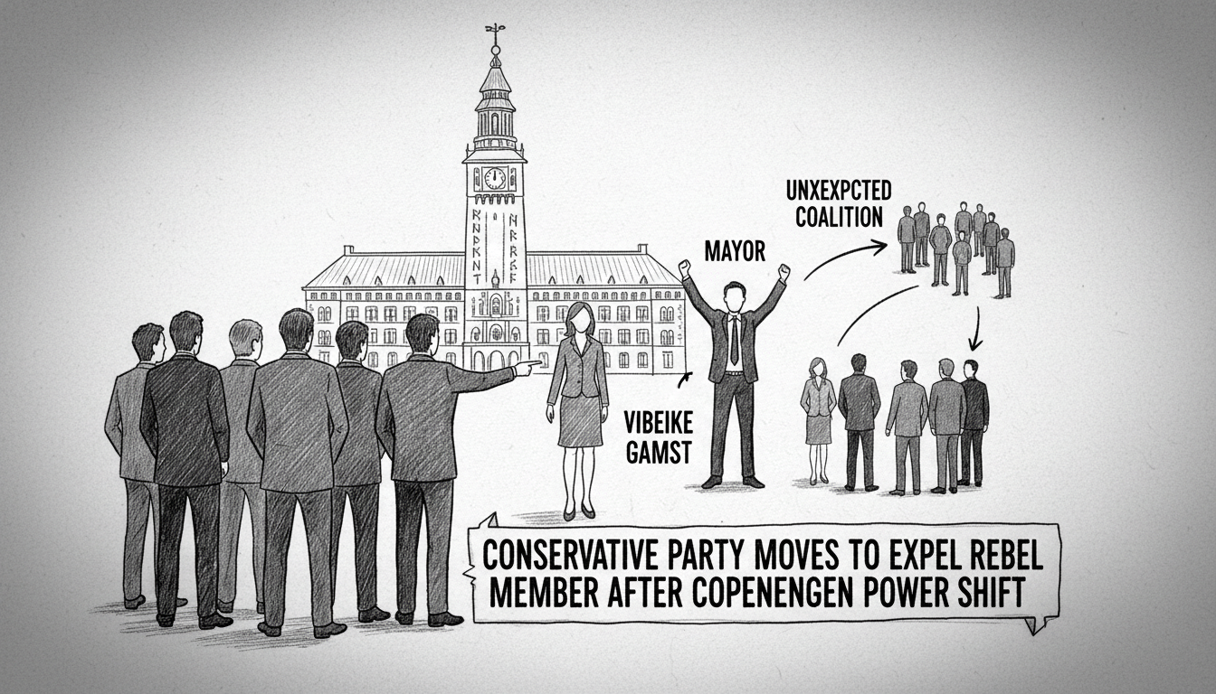 Conservative Party Moves to Expel Rebel Council Member After Copenhagen Power Shift