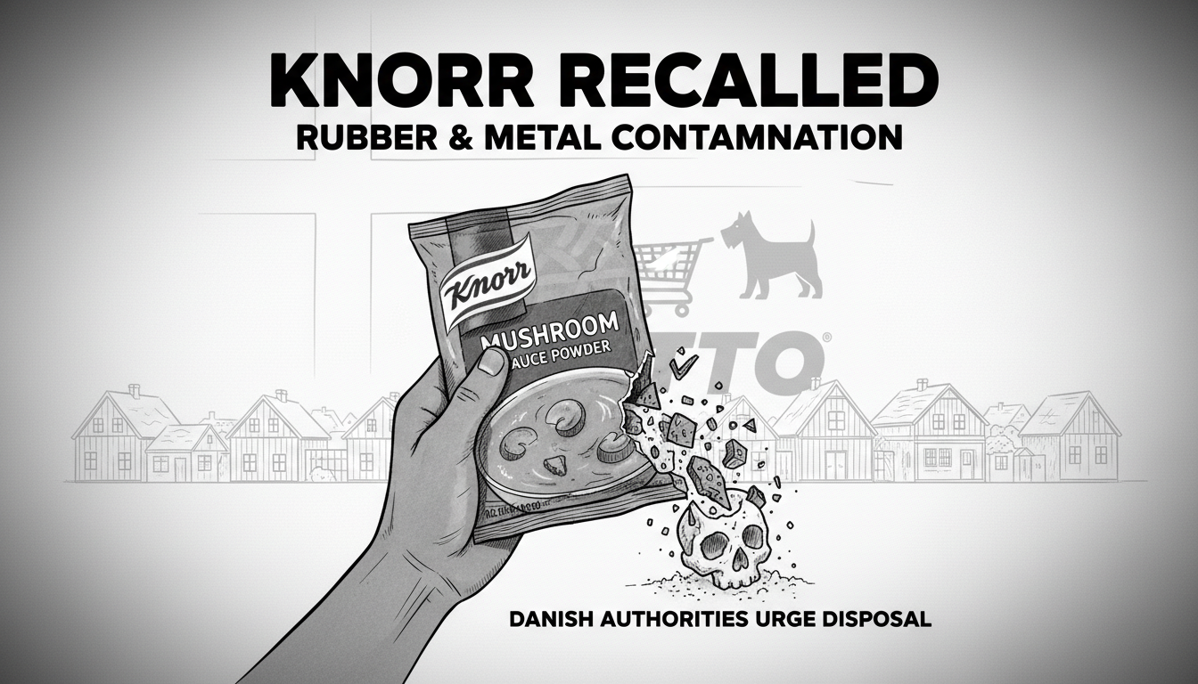 Knorr Mushroom Sauce Powder Recalled Over Rubber and Metal Contamination