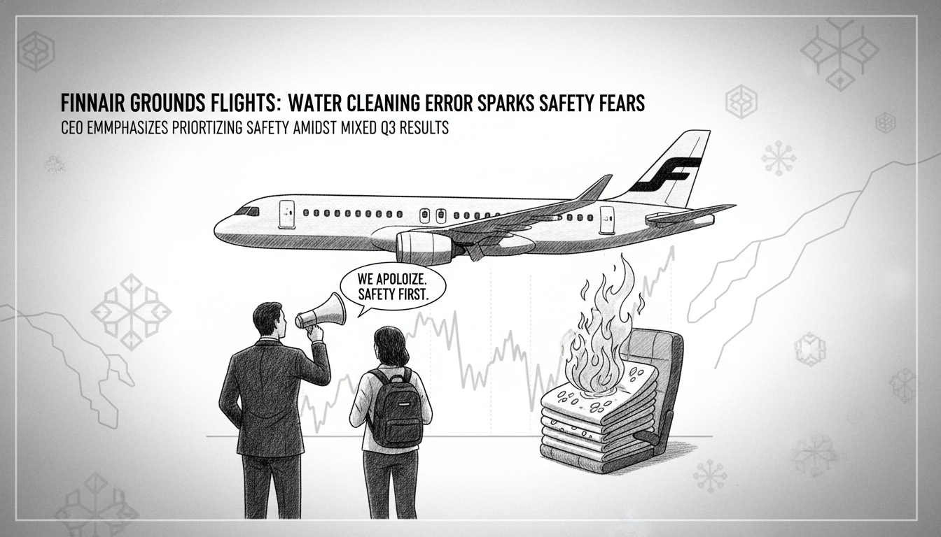 Finnair Issues Apology After Water Cleaning Error Grounds Flights
