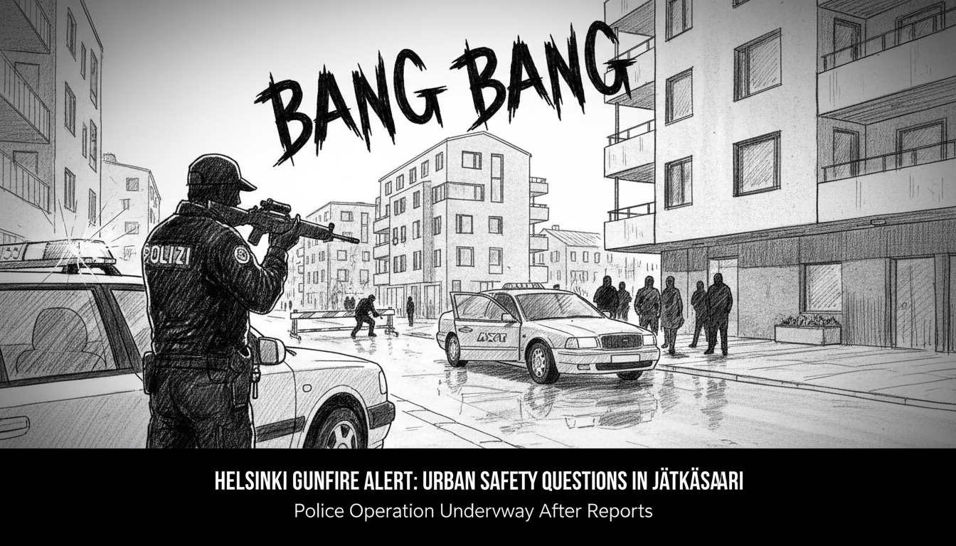 Police Operation Underway in Helsinki After Reports of Gunshots