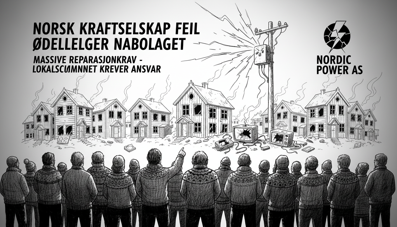 Norwegian Power Company Error Destroys Electrical Systems in Entire Neighborhood