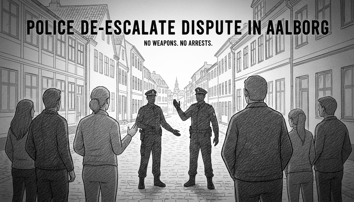 Police Respond to Knife Threat in Central Aalborg