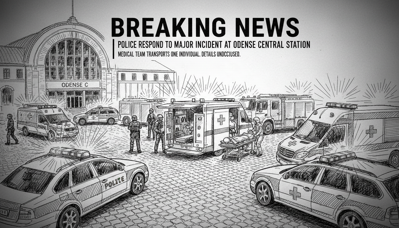 Police Respond to Major Incident at Odense Central Station