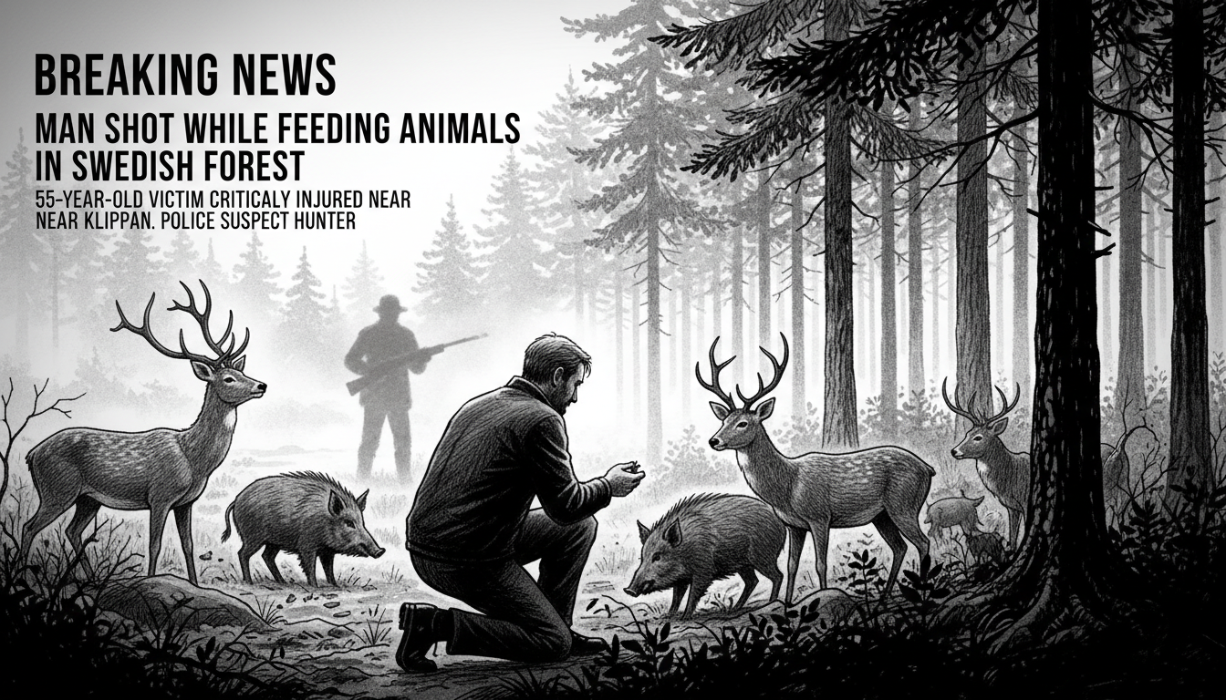 Man Shot While Feeding Animals in Swedish Forest
