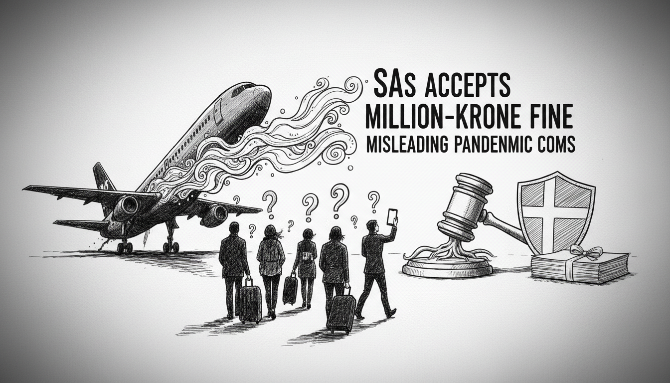 SAS Accepts Million-Krone Fine for Misleading Pandemic Communications
