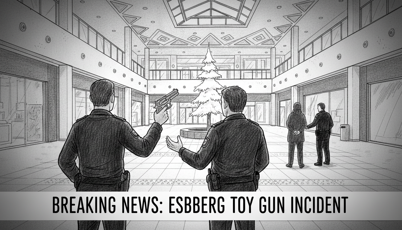 Police Respond to Toy Gun Incident at Esbjerg Shopping Center