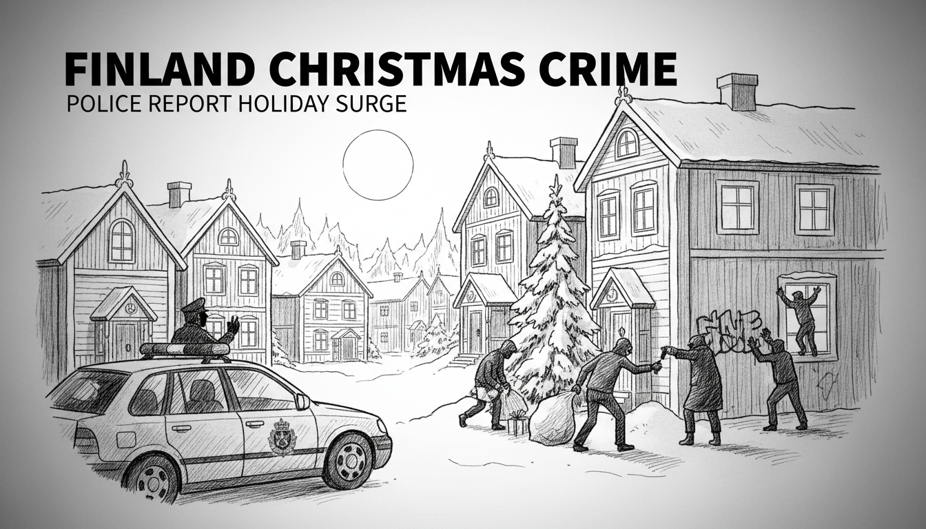 Finland Christmas Crime: Police Report Holiday Surge