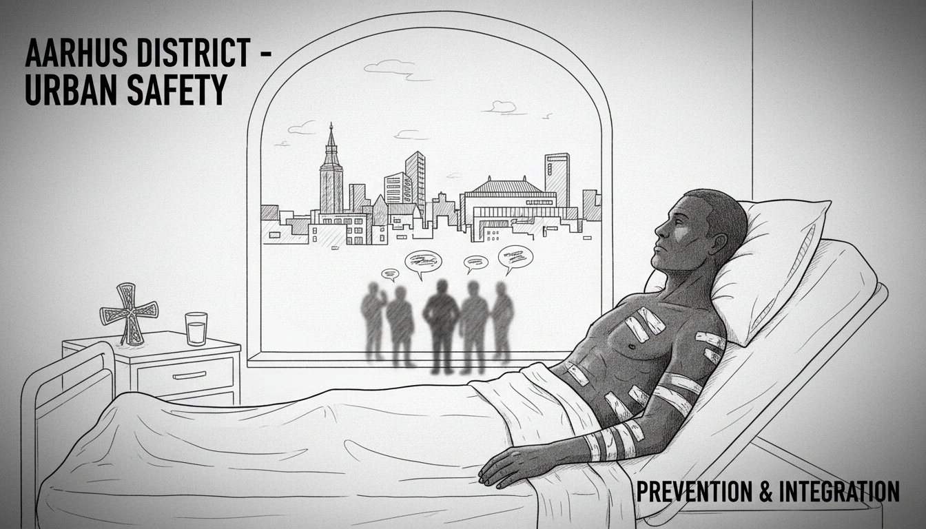 Man Hospitalized After Multiple Stabbings in Aarhus District