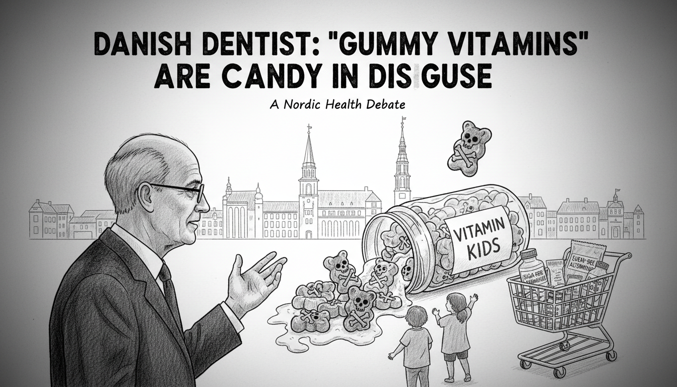Danish Dentist Warns Against Sugary Vitamin Gummies for Children