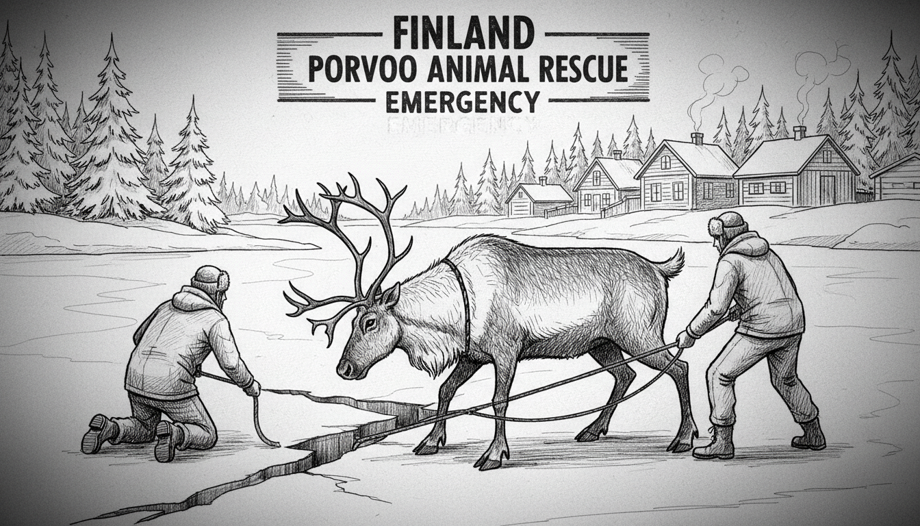 Finland Porvoo Animal Rescue: 1 Emergency
