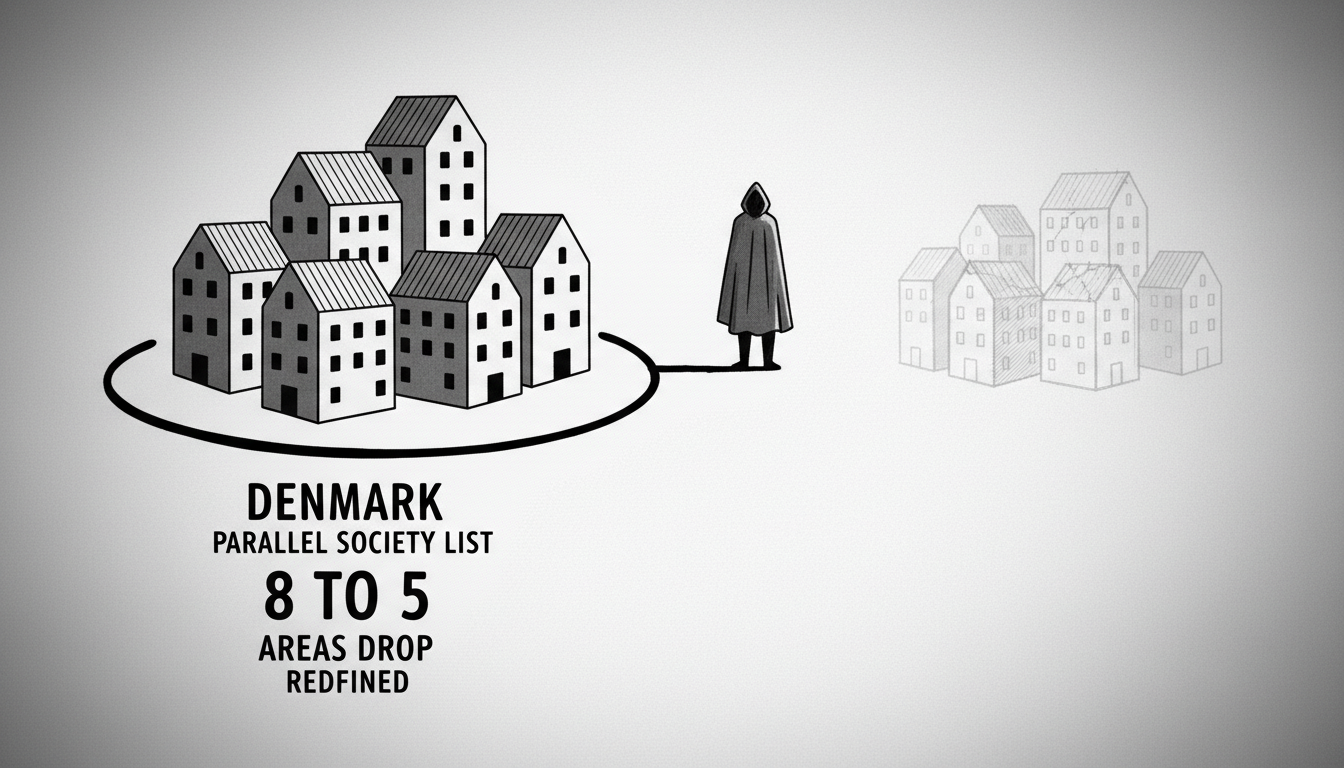 Denmark Redefines Parallel Society List as Areas Drop from Eight to Five