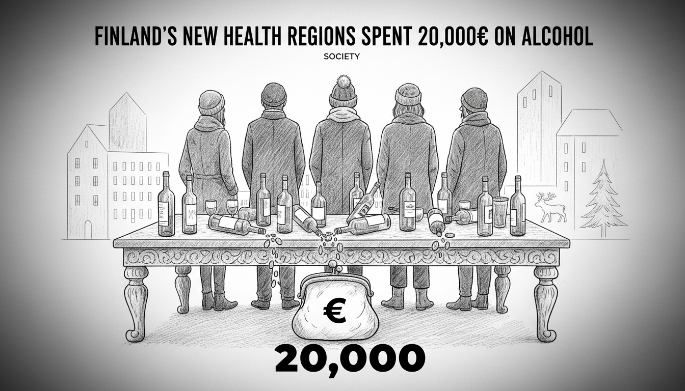 Finland's New Health Regions Spent 20,000€ on Alcohol