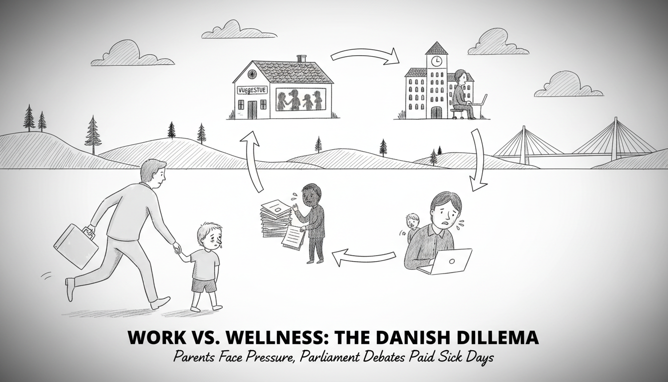 Danish Parents Send Sick Children to Daycare Amid Work Pressure