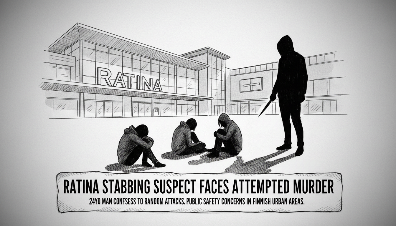 Ratina Shopping Center Stabbing Suspect Faces Attempted Murder Charges