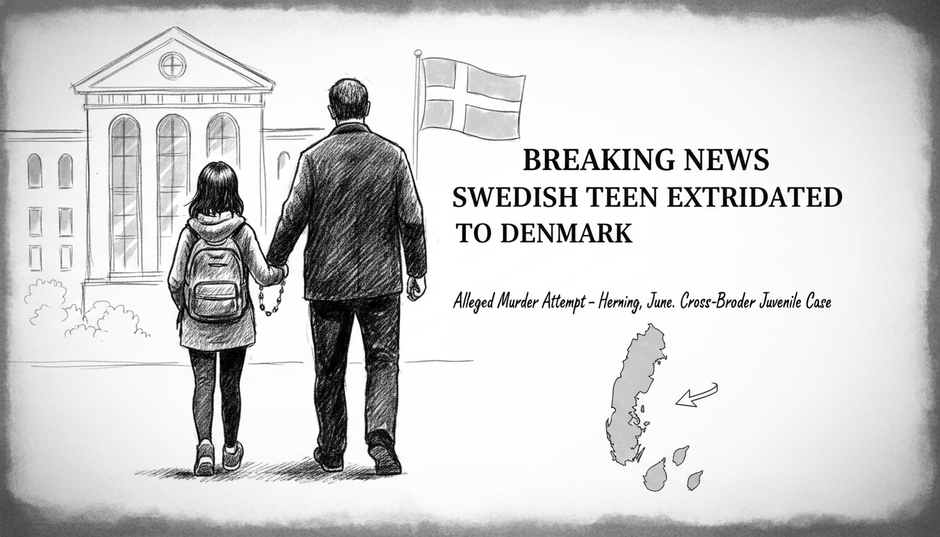 Swedish Teen Extradited to Denmark in Murder Attempt Case