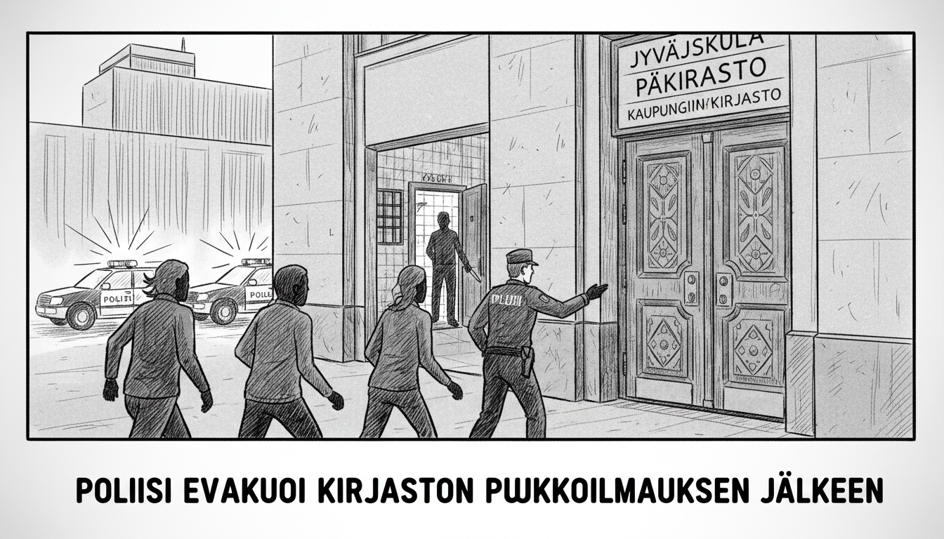 Police Evacuate Jyväskylä Library After Knife Incident