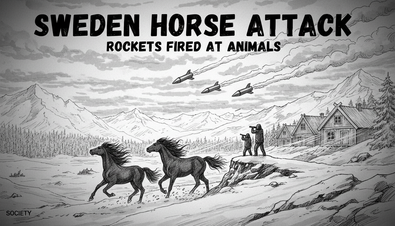 Sweden Horse Attack: Rockets Fired at Animals