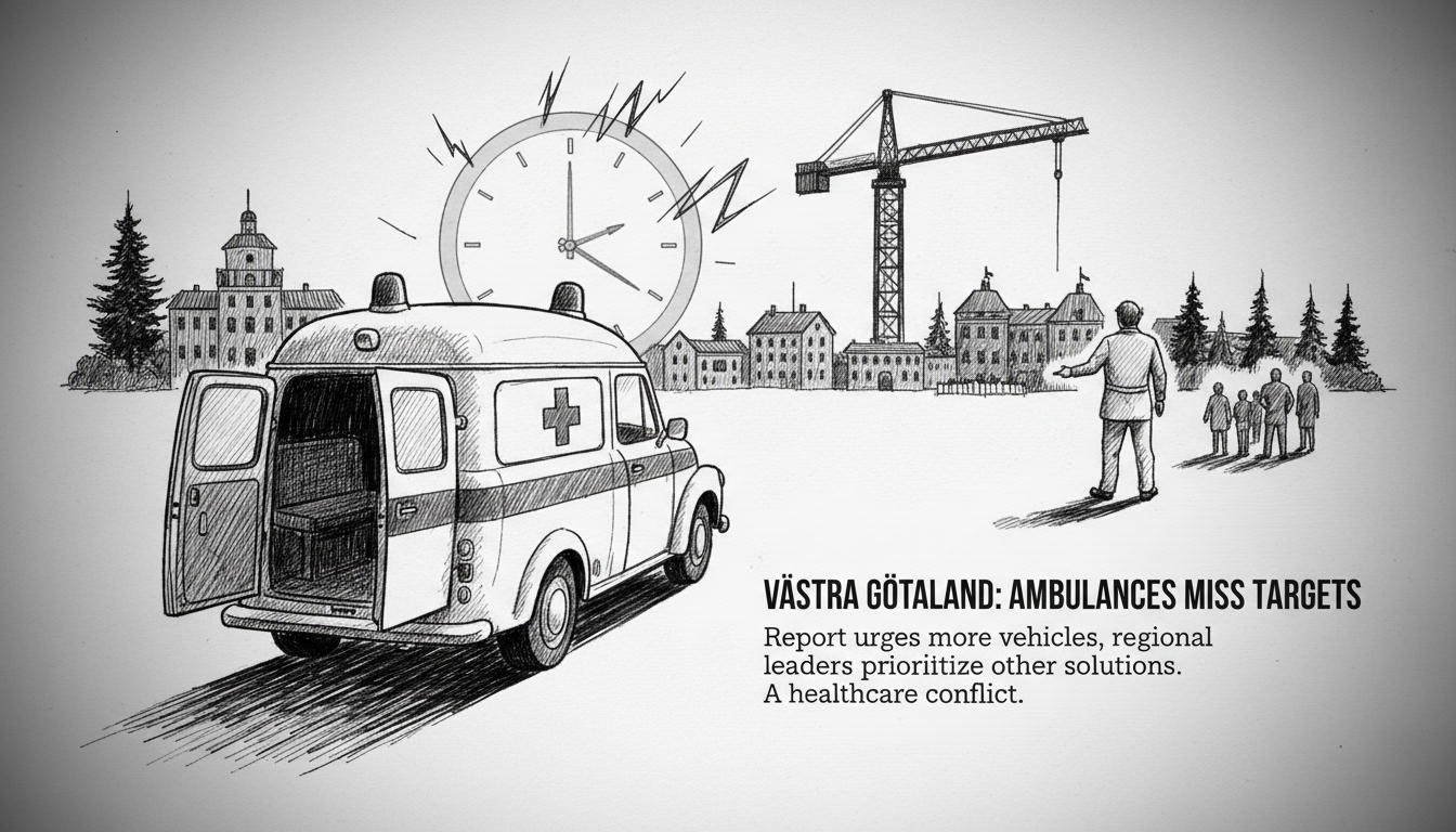 Ambulances in Västra Götaland Fail to Reach Emergencies in Time