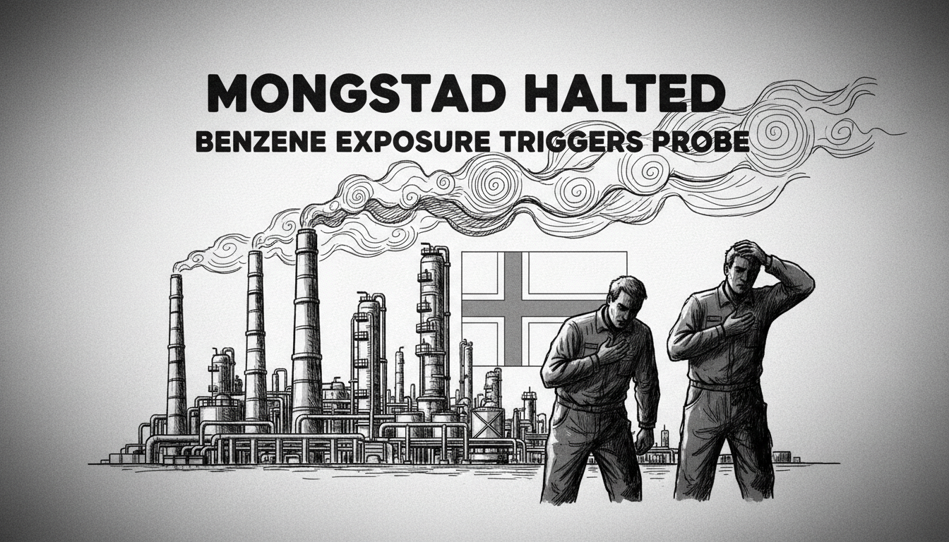 Norway's Safety Watchdog Halts Activity at Mongstad After Chemical Exposure