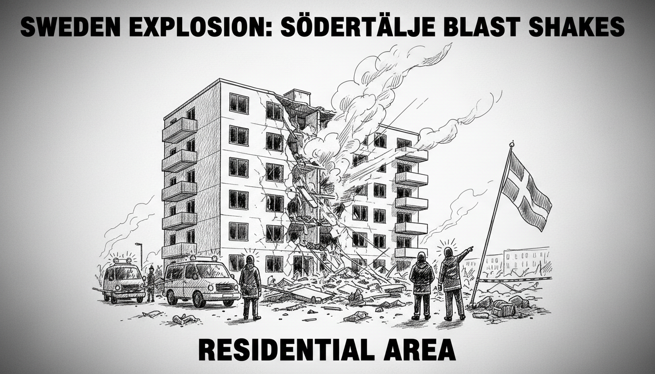 Sweden Explosion: Södertälje Blast Shakes Residential Area