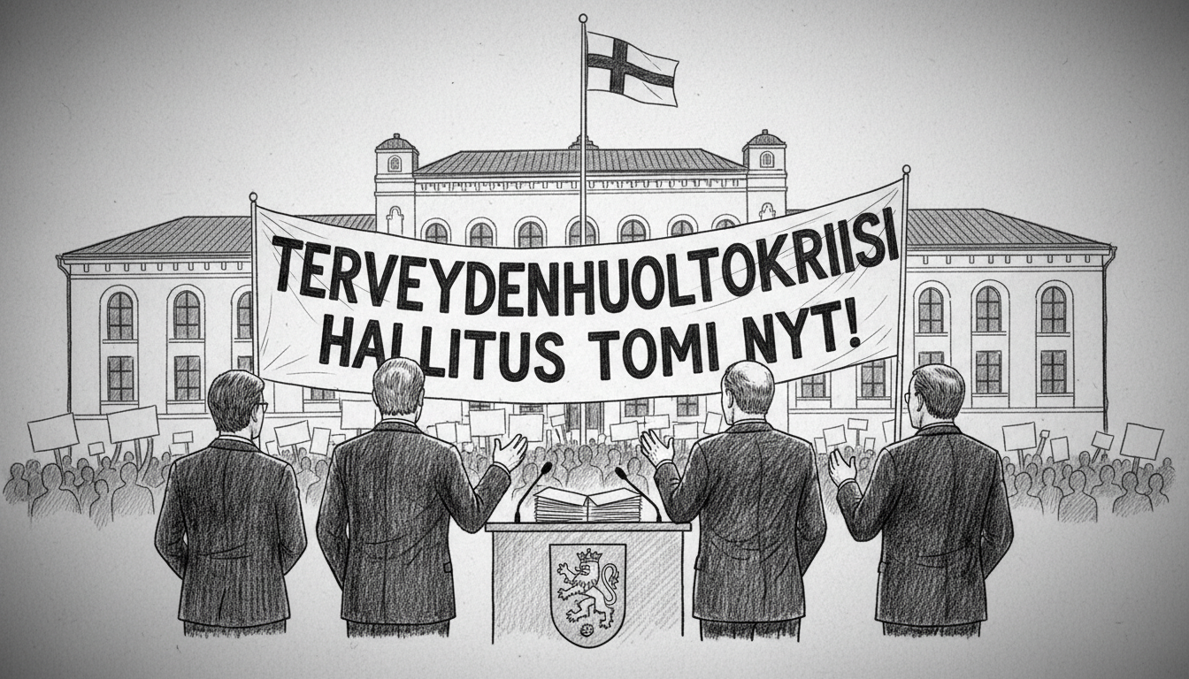 Finnish Opposition Parties Call Emergency Press Conference on Healthcare Crisis