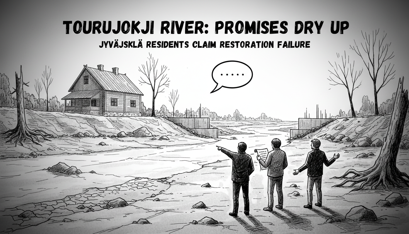 Residents Say Tourujoki River Restoration Goals Not Met in Jyväskylä