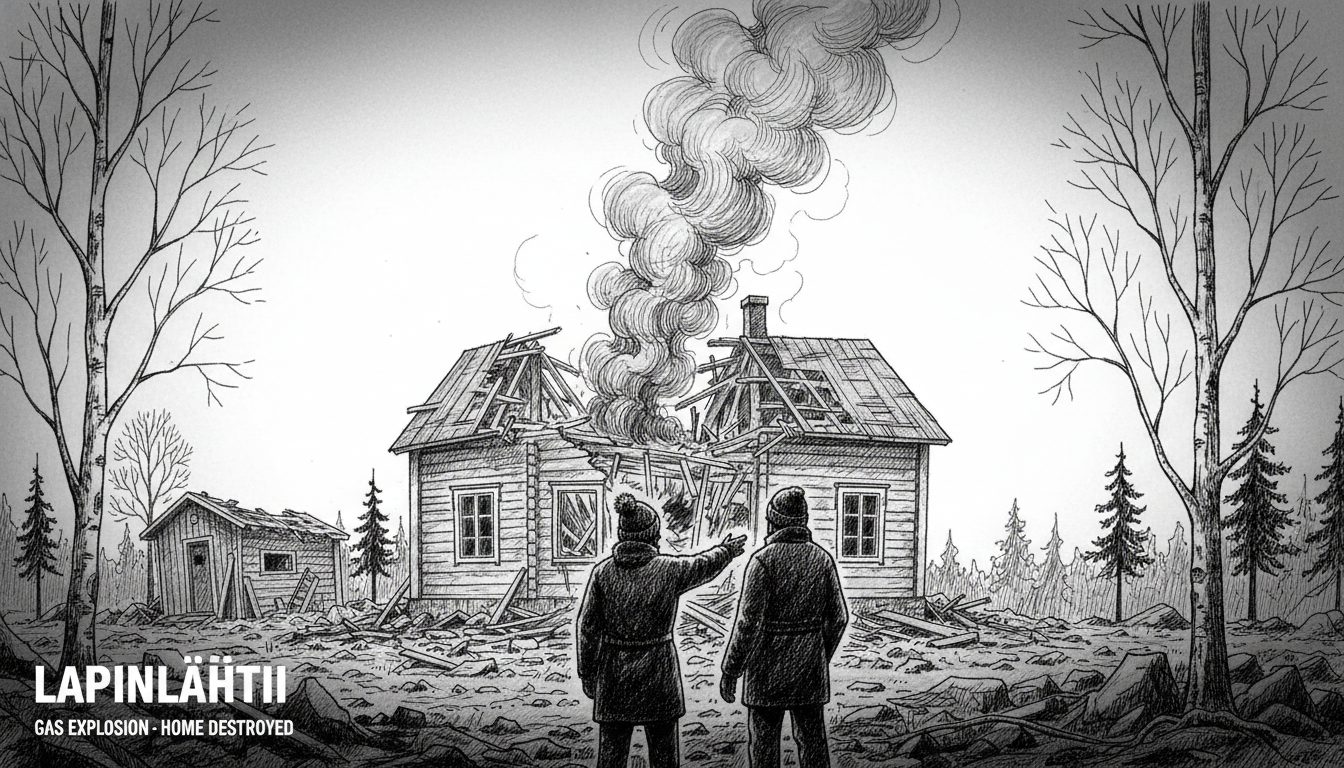 Finland Gas Explosion: 1 Home Destroyed in Lapinlahti