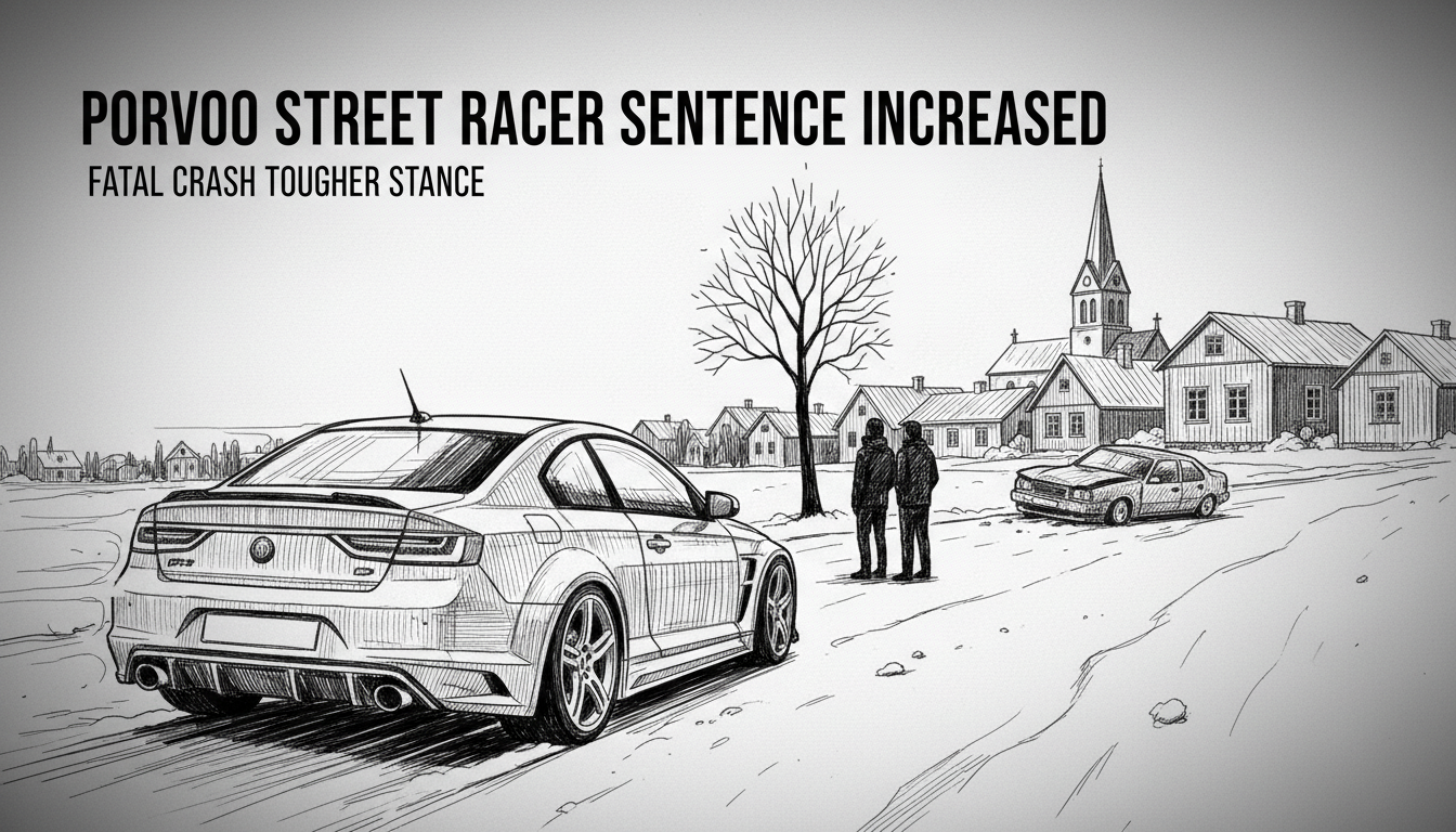 Porvoo Street Racer Sentence Increased in Fatal Crash