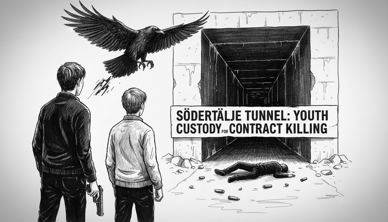 Teenagers Sentenced for Contract Killing in Södertälje Tunnel