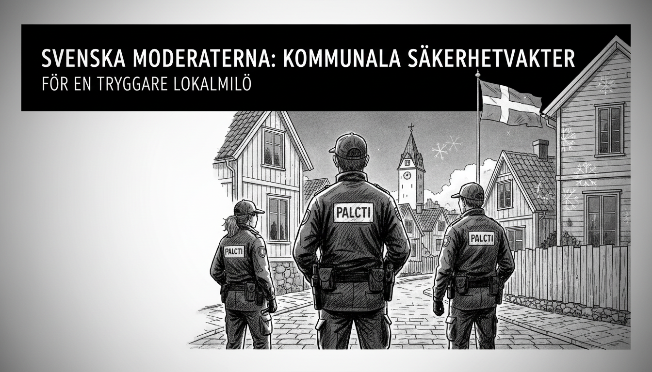 Swedish Moderates Propose Municipal Security Guards to Boost Local Safety