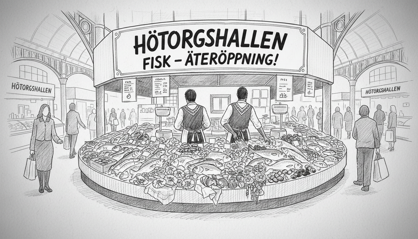 Sweden's Hötorgshallen Fishmongers Return After 6-Month Hiatus