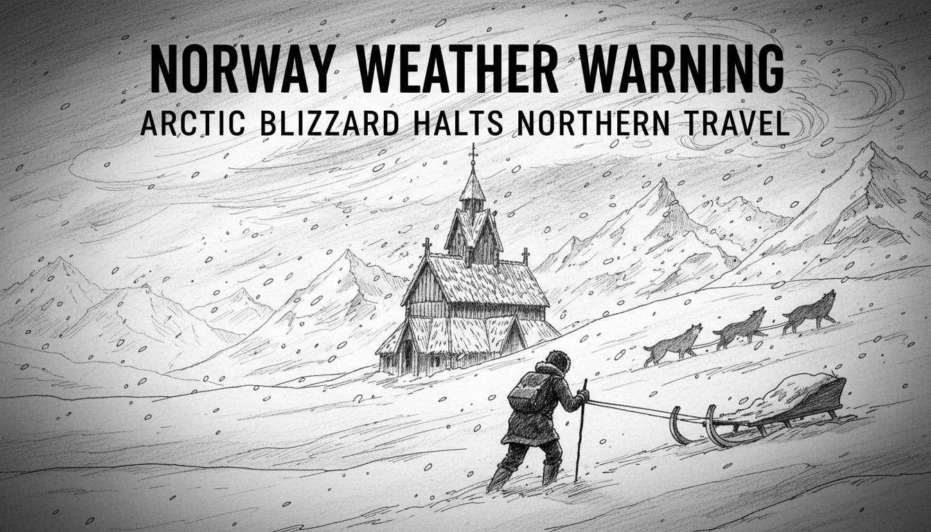 Norway Weather Warning: Arctic Blizzard Halts Northern Travel