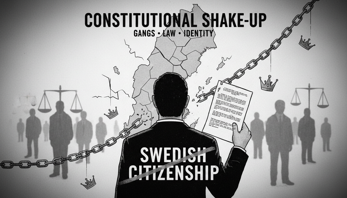 Swedish Government Proposes Constitutional Changes to Strip Gang Leaders of Citizenship