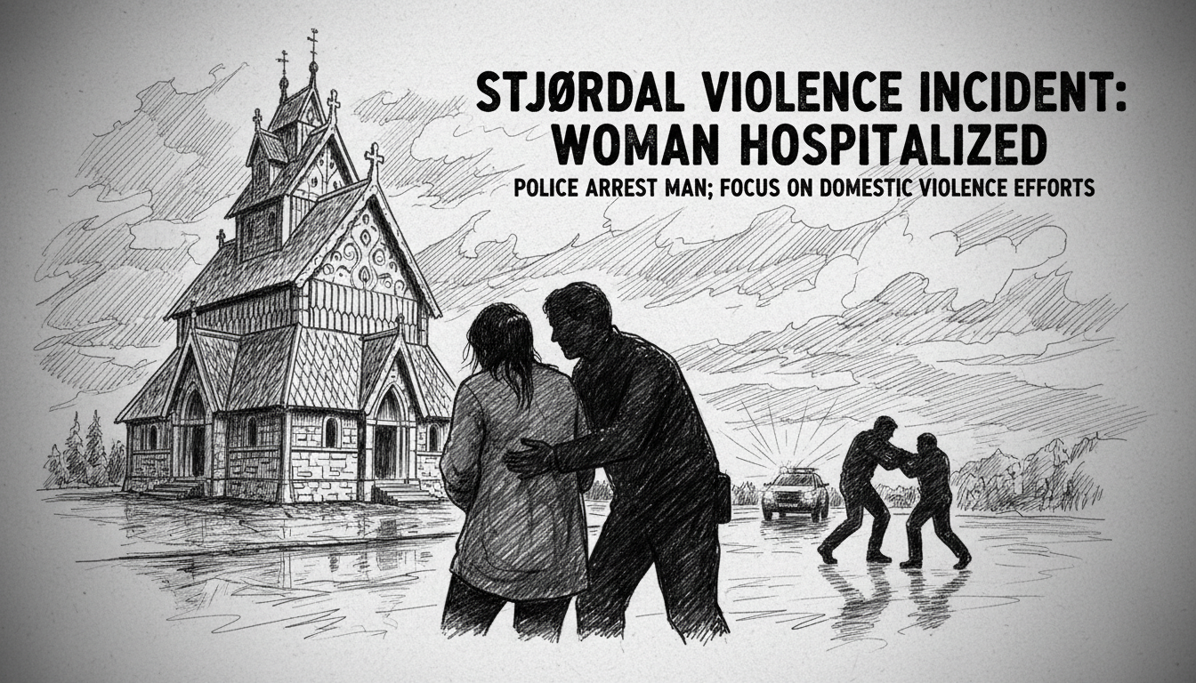 Woman Injured in Stjørdal Violence Incident