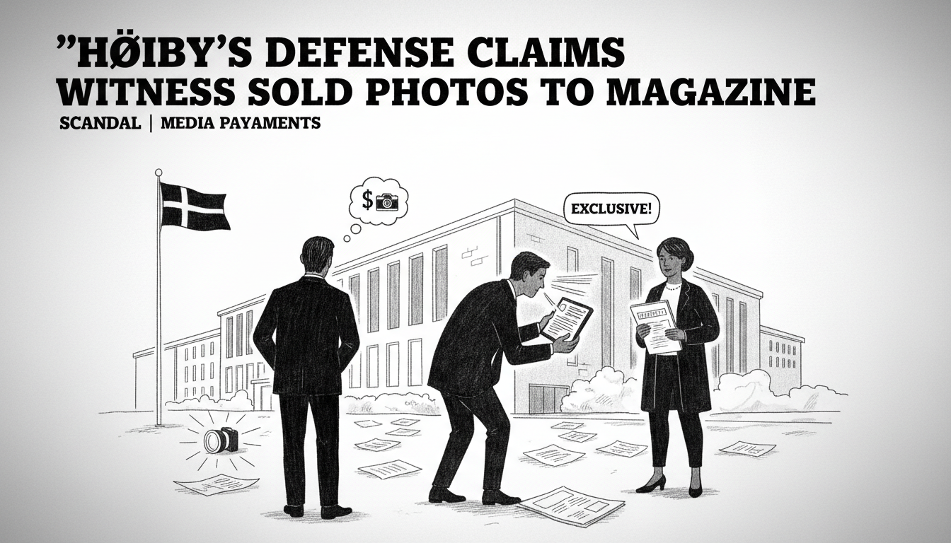 Høiby's Defense Claims Witness Sold Photos to Magazine