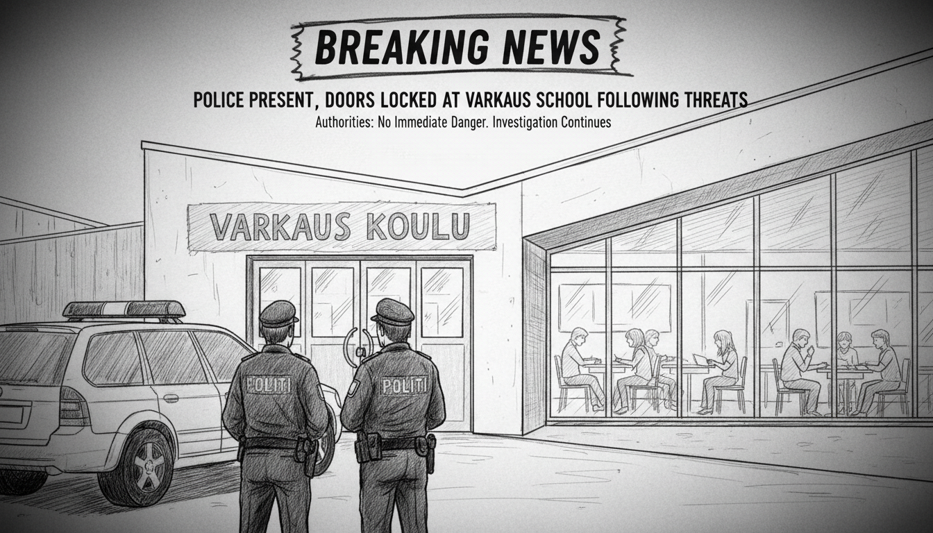Police Present and Doors Locked at Varkaus School Following Threats