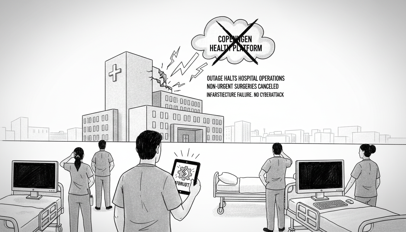 Copenhagen Health Platform Outage Halts Hospital Operations