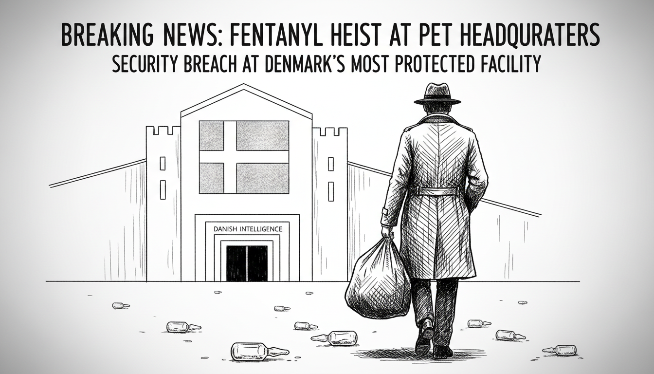 Danish Intelligence Employee Accused of Stealing Large Quantities of Fentanyl