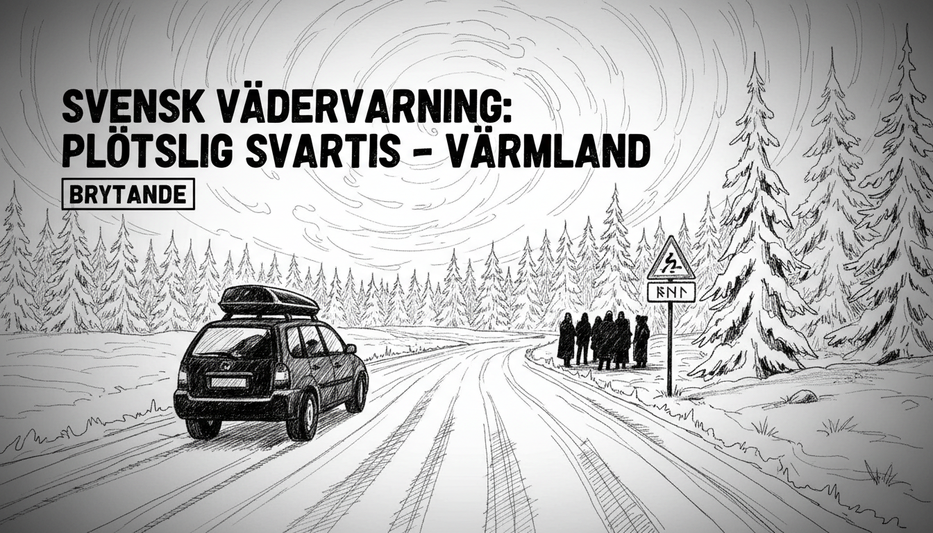 Swedish Weather Agency Warns of Sudden Black Ice in Värmland